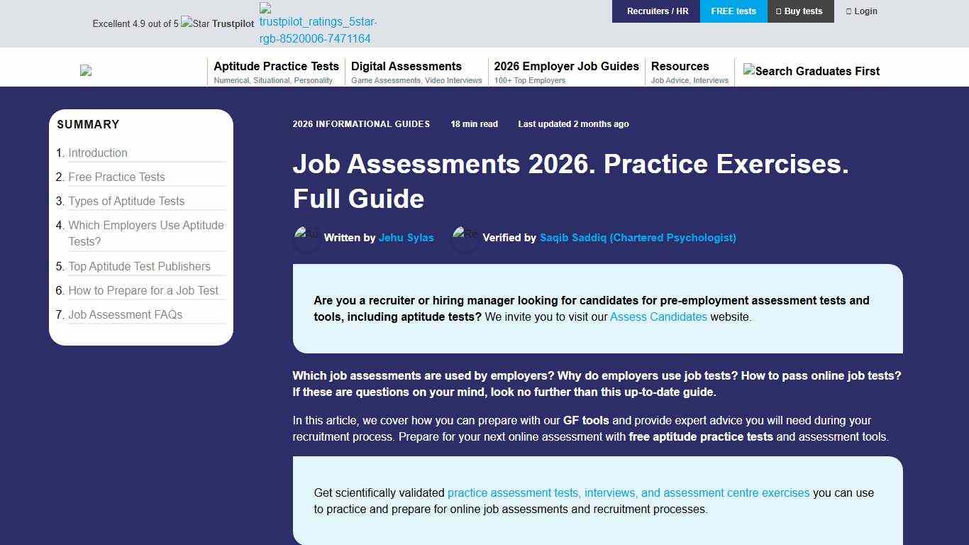 Job Assessments 2026 Complete Practice Guide